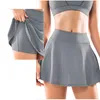 Active Tennis Skirt with Inner Shorts Sports Gym Fitness Running Yoga Jogging Short Women Skirts Anti Exposure Short Skirt3634271