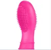 Mjukt silikon Finger Sleeve Massager G Spot Clitoris Vagina Stimulator Anal Massagers Vuxna Produkter Sexleksaker för män Kvinnor Gay