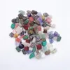 Wisiorki 100pcllot mieszany punkt naturalny kamień proszkowy kryształowy nieregularny kształt urok Mulit kolor biżuterii witamy w moim sklepie FA7124760