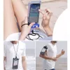 Universal 6inch 5INCH Mobiltelefon Vattentät Swimming Pouch Case Rensa PVC Förseglad undervattenscell Telefon Skydda påsar med rem DH1132