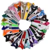 Szelki muszka klipy tylne klipy ślubne dzieci smokingowe regulowane 26 kolorów garnitur dziecięcy elastyczna koszula chłopiec dziewczyny pass szelki