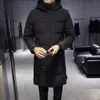 Hiver épais coton rembourré veste hommes à capuche chaud épaissir Parka manteau hommes longue veste chaude manteaux mâle trench pardessus vêtements d'extérieur