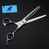 freelander 7.0 inch 440C 62HRC hardness matte stainless steel straight handle hair cutting/thinning scissors