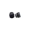 NEW 100pcslot Plastic Cord Lock Stopper Toggle Clip Black For Paracord Size14mm14mm 6421097