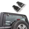Cerniera in vetro per portellone posteriore ABS in fibra di carbonio 2 pezzi per Jeep Wrangler JL 2018+ Accessori esterni auto di alta qualità