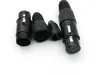 Adaptador preto dos conectores de XLR da fêmea do pino 10PCS 10PCS