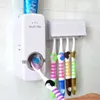 Distributeur automatique de dentifrice 5 porte-brosse à dents support mural salle de bain