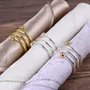 Metal Wedding Napkin Ring Special Spring Design Gold Napkin Rings Table Kitchen Serviette Holder Dinner Party Christmas Decor VT0312