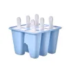 4/6 Сетки Силиконовые Ice Cream Mold Popsicle Формы DIY Домашнее мороженое Mold Popsicle Ice Pop Maker Ices Куб Maker Оптовая DBC BH3770