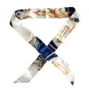 2018 Мода печати шелк как шарф женщины сумка ленты шарф женские волосы ленты украшения многоцелевой шарфы D19011106