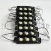 Superhelles 12V 5050 LED-Modul, Lichtleiste, Lampenband, 3 LEDs, Spritzguss, schwarzes ABS, IP65, wasserdicht, für Werbebox, Kanal, Buchstabenschild