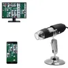 500X 1000X 1600X 8 LED Microscope numérique USB Microscopio loupe électronique stéréo USB Endoscope caméra avec support en métal 7355733