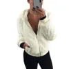 Fashion Women Faux Fur Coats Winter Warm Plush Hoodies Jackets Female Slim Fit Overcoat Clothes 2019 Outwear Plus Size 3XL