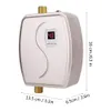 3800W 110/220V elektrische boiler warmwater voor badkamer thermostati tankloze huisdouche verwarming keuken