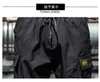 2019 Spring Hip Hop Joggers Men Black Harem Byxor Multi-Pocket Ribbons Man Sweatpants Streetwear Casual Mens Pants M-3XL Y19073001