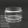 Fat Bulb Bubble Glass Tube for SKRR-S Mini Serpent Elevate ELLO VATE Luxe Nano Berserker V1.5 MTL RTA Morph 219 Faris RDTA TFV16 Solo 2