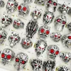 Fashion new 100pcs/lot Gothic Punk Dragon Ring Tough Guy vintage mix Styles Men's Women's Jewelry Gift(size:18mm-23mm)