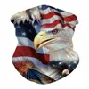 3D American National Flag Printing Mask Mask Bandana дышащая половина лица маски для шарфа езда на голову езда на велосипеде УФ -пыли защита от ветра MAS2367149