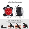 Bike Light Set MTB LED Bicycle Light Bike lamp Bright Front Headlight Rear Back Tail Lighting USB Rechargeable Safety Warning Lamp