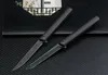 Specialerbjudande Kullager Flipper vikkniv M390 Black Stone Wash Blade Kolfiberhandtag EDC Pocket Gift Knivar