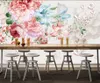 Custom 3D Wallpaper Mural European style hand drawn flowers wall murals background Wallpapers Living Room Bedroom wall stickers decoration