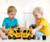 Cartoon Car Model Developmental Toy, DIY Grävmaskin, Kran, Dumper, Betongtank Truck, För Kid 'Födelsedagsgåva, Samla, Heminredning