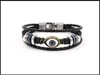 Main Evil Eye Bracelets Tressé En Cuir Véritable Multicouche Charme Perles Bracelets pour Hommes Vintage Mode Hématite Femmes Cadeaux Bijoux