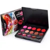 Nuovo arrivo popfeel 15 colori Beauty Make Up Rossetti Lip Gloss Set di cosmetici Idratante Moda Rossetto Palette Pretty