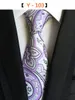 Men039S Silk Tie 8cm Bandanna Floral Jacquard Tie för man Business Wed Formell Neck Tie Neckwear Dress Gift Gravata3599644