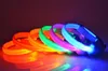 LED dog Collars plain coloured polyester collar nylon pets necklaces dogs necklace small and mediumsized Pet products LXL713Q5600661