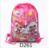 Brand New Cartoon storage bags drawstring backpack kids toys receive package Cute Girls Swimming beach bag