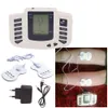 Ny engelsk knapp Electrical Muscle Stimulator Slimming Massager Pulse Tens Acupuncture Machine 16PadseUus Plug2007207