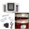 Nieuwe Engels Knop Elektrische Spierstimulator Afslanken Massager Pulse Tientallen Acupunctuur Machine 16PadsEUUS Plug8208102