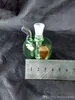 new Apple hookah Wholesale Glass bongs Oil Burner Glass Water Pipes Oil Rigs Smoking Free