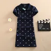 Nieuwe Polo 2019 Floral Print Party Elegante Jurk T-shirt Zomer Mini Vrouwen Dunne Interim Katoen Robe erts Femme Tshirt Korte Vestidos Y19071101