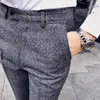 Мужские брюки Slim Fit формальные брюки для британского стиля классические брюки мужские 2020 костюм Hombre Pencil