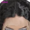 Brasiliansk Deep Wave Bob Lace Front Human Hair Wigs Transparent 13x4 Lace Frontal Deep Curly Remy Hair Wigs With Baby Hair Pre Plocked