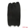 Entier 3 PcsLot 48 pouces 80g Jumbo tressage couleur noire Kanekalon synthétique tressage Extensions de cheveux fibre pour 2177254