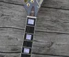 Seltener Jack Son Exklusive Randy Rhoads RR 1 Black Nadelstreifen weiß fliegende V Gitarre Gold Hardware Block Mop Inlay Tremolo T1956415