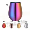 304 Stainless Steel Tumbler round beer abugs creative cold drinking cup family shaker water cup coffee cub Combs Water bottleT2I5274