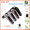 Portable Car S7 Bluetooth MP3 Transmitter Cell Phone Charger Kit Accessories AUX Handsfree Adapter USB TF Card Ports
