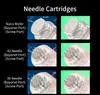 Derma pen needle cartridges electric snap joint micro bayonet replacment heads can mix 50pcs