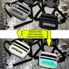 Marsupi Trendy Reflective Chest Bag Uomo HipHop Tactical Utility Streetwear Women Party Light Reflection Rig Pouch G1721