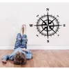 4-DIRECTION Compass Vinyl Wall Sticker for Living Room Decoration