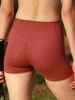 LU-61 Donne di yoga treno tempi brevi Indietro vita alta in vita fascia tasca pantaloncini da corsa pantaloncini sportivi Palestra elastici