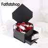 Produce vendita di scatole regalo di fiori di sapone twoyer con scatola regalo a forma di cuore con cassetto per il matrimonio di Natale San Valentino5768916