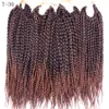 Crochet Box Braids Synthétique Tressage Cheveux 24 pouces Ombre Couleur 3X Box Braids