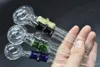 Hot Selling Colorful Great Pyrex 5.5''Inch Glass Oljebrännare Rör Tjock Färg Glasrör för oljeplattor Glas Rökning Rör Hand Toba