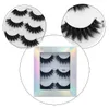 Herbruikbare handgemaakte nertsen valse wimpers set laser verpakking 3 paren dikke natuurlijke look nep wimpers oog make-up accessoires 10 modellen DHL gratis