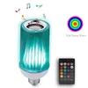 Color flame bulb new foreign trade cross-border e-commerce hot new bluetooth color remote control flame sound lamp